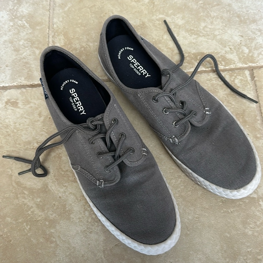 Sperry canvas top-sliders